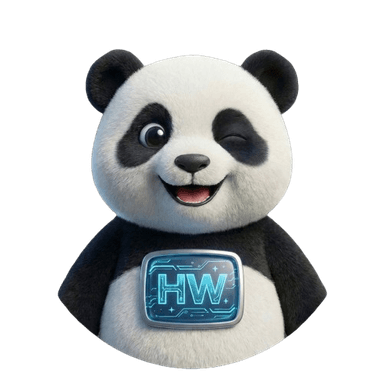 Haahwaan panda mascot